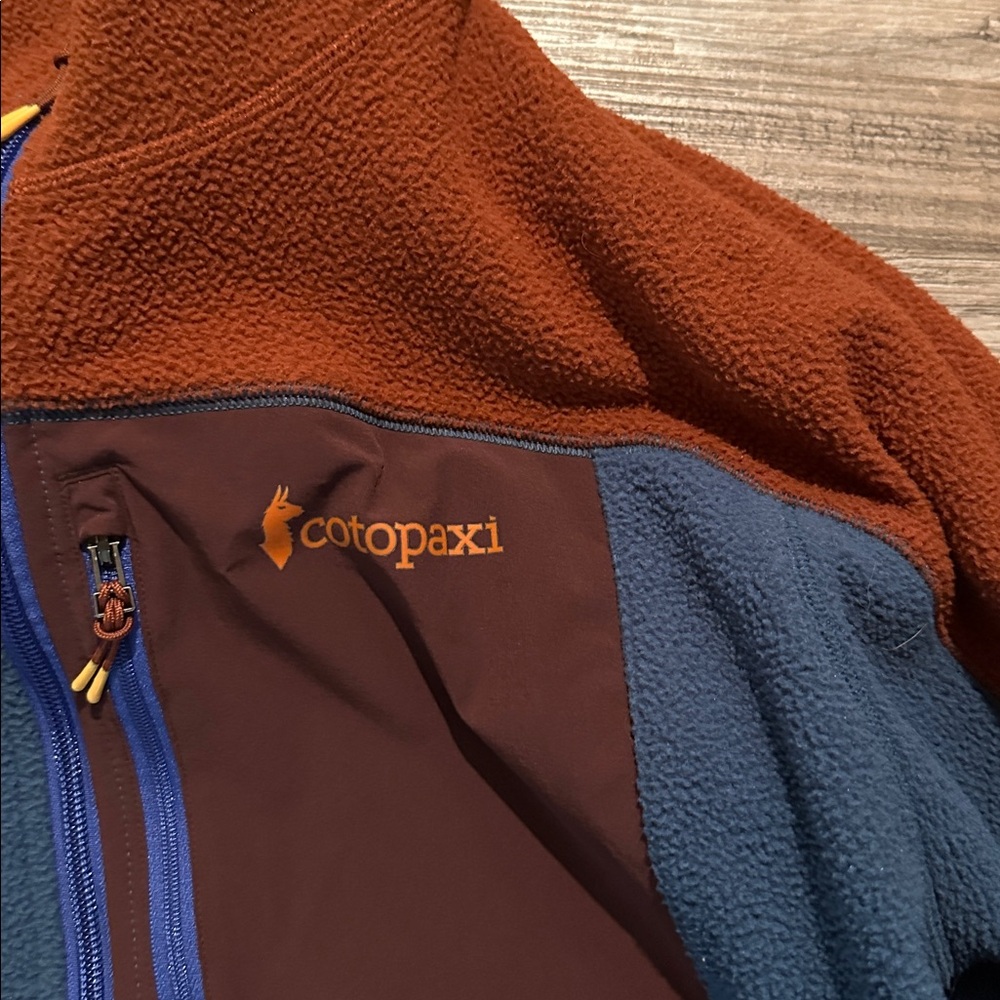 Cotopaxi Blue and Brown Half-Zip Fleece - Picture 2 of 2